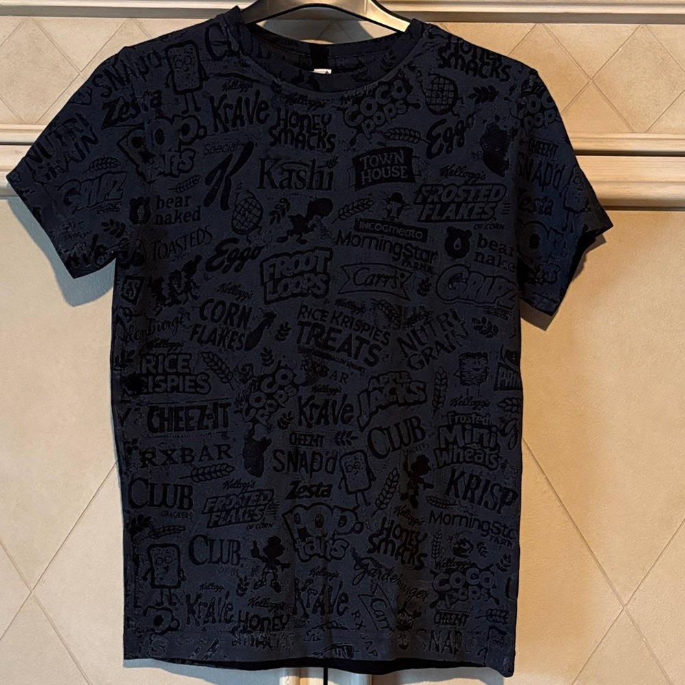 Navy Graphic Kids Tee